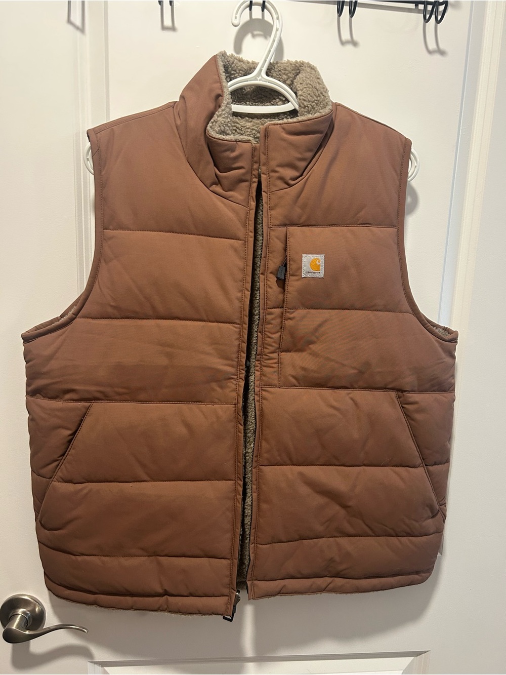 Carhartt Womens Montana Reversible Relaxed Fit Insulated Puffer Vest - Sz Large